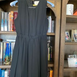 Kate Spade Dress Fit & Flare Black Pleat.size 4